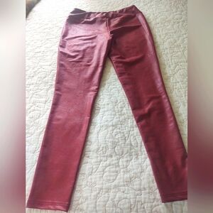 LuLuRoe Luxe Dark Red Women's Pants